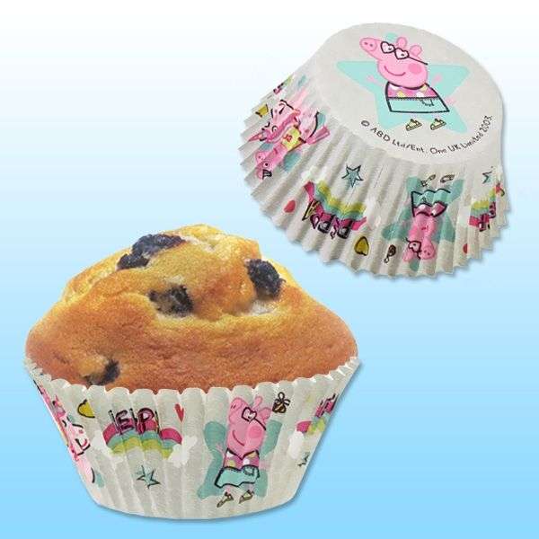 Peppa Party Kindergeburtstag Deko Muffinförmchen Cupcake