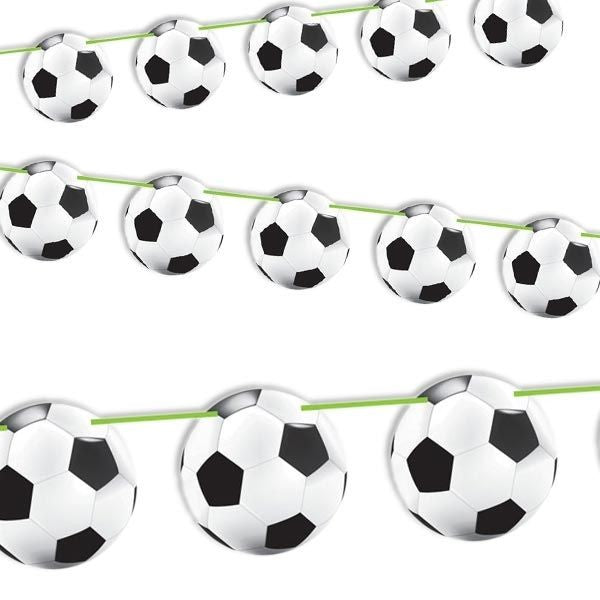 Girlande Fußbälle Fußball Soccer Party Geburtstag