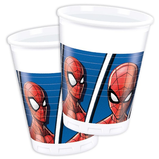 Spiderman Party Geburtstag Superhelden Partybecher