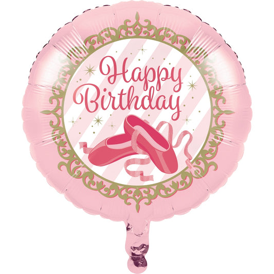 Ballerina Schwan Party Geburtstag Folienballon Rosa Gold