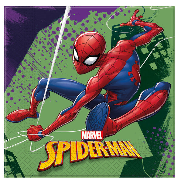 Spiderman Party Geburtstag Superhelden Servietten