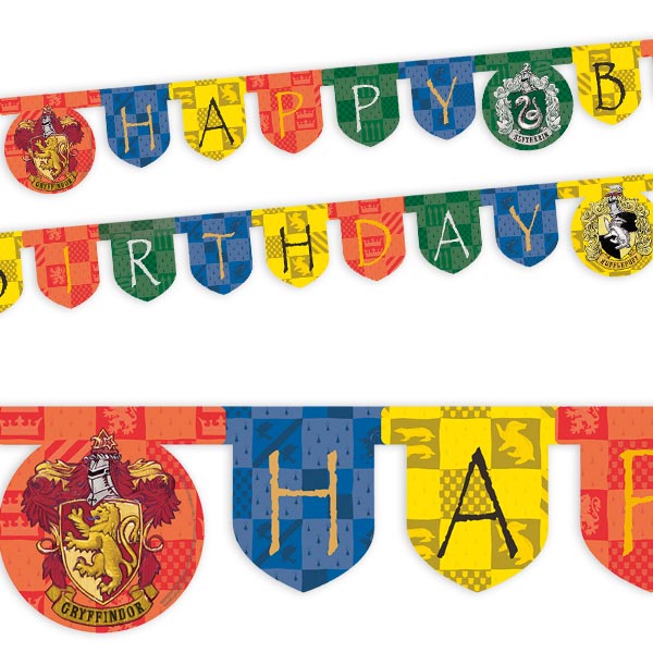 Girlande Happy Birthday Party Harry Potter Geburtstag
