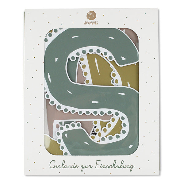 Einschulung Deko Schulkind Schulstart Schulanfang Krokodil Fuchs Girlande Caketopper Konfetti Erinnerungsbuch