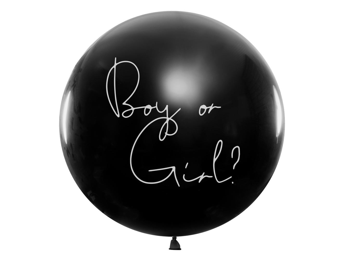 Baby Party Babyshower Gender Reveal Latexballon Luftballon Boy or Girl Konfetti