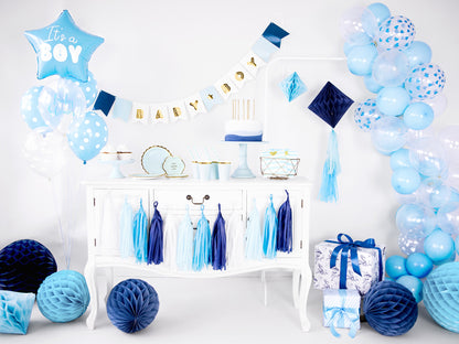 Babyshower Baby Party Junge Blau Boy 