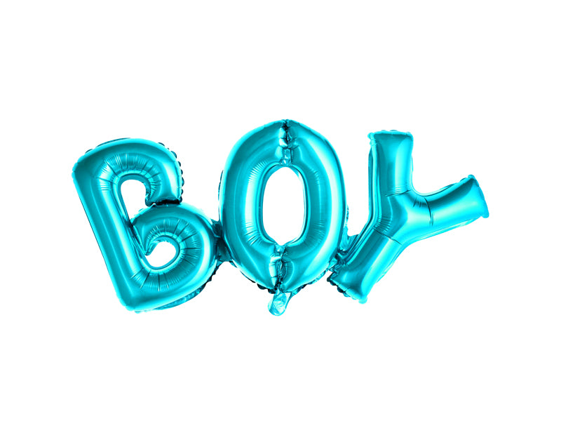 Folienballon Baby Boy Blau Babyshower Party Gender Junge