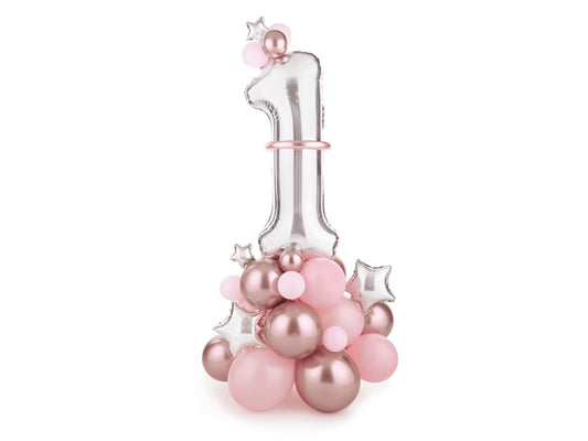 Ballonturm Ballon Bouquet Ballons 1. Geburtstag Girlande