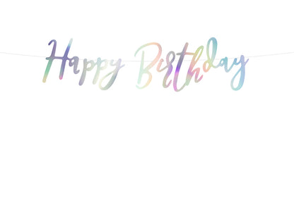 Narwal Party Geburtstag Girlande Happy Birthday
