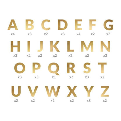 Buchstaben Girlande ABC