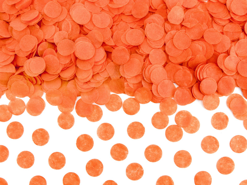 Konfetti Seidenpapier Papier Orange