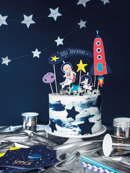 Space Party Weltraum Geburtstag Tortendeko