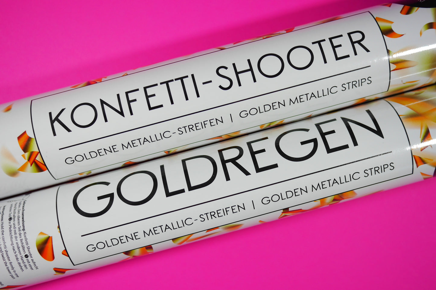 XXL Konfetti Kanone Gold