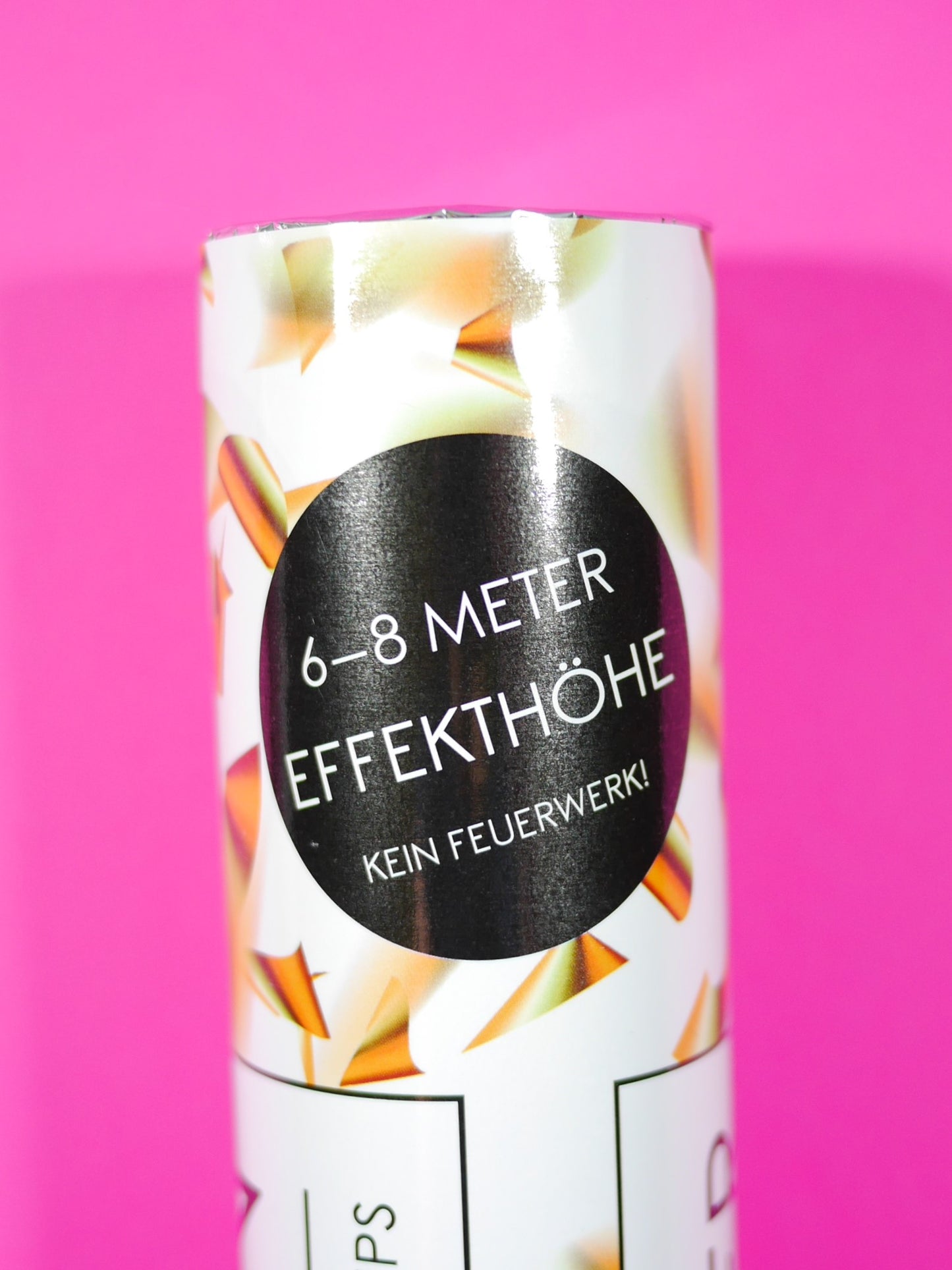 XXL Konfetti Kanone Gold