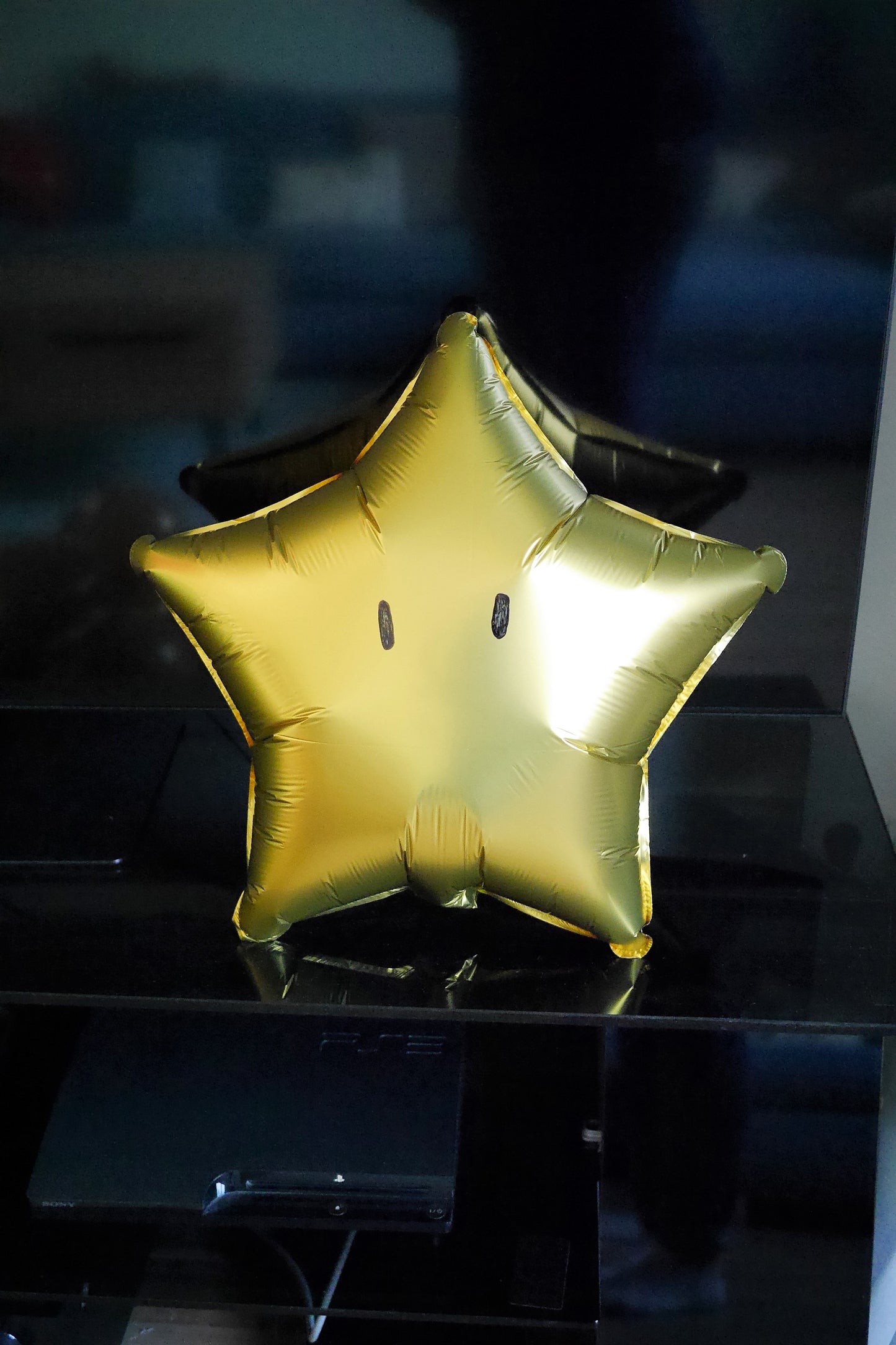 Folienballon Stern Gold Matt
