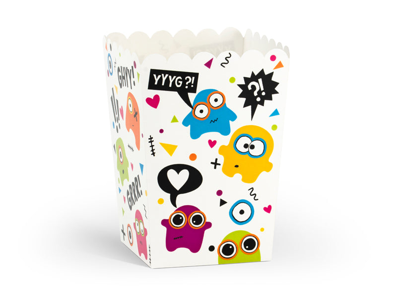 Monster Party Geburtstag Popcornbox