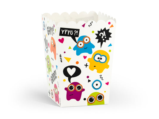 Monster Party Geburtstag Popcornbox