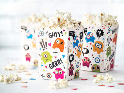Monster Party Geburtstag Popcornbox