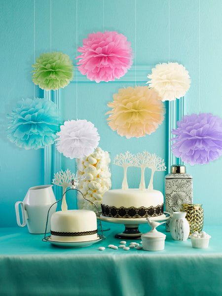 Pompom in Weiss
