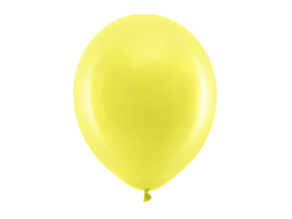 Rainbow Latexballons Metallic