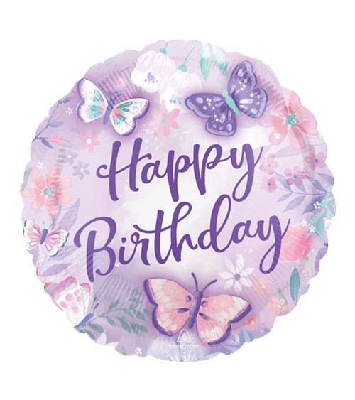 Schmetterling Party Kinder Geburtstag Dekoration Folienballon Happy Birthday