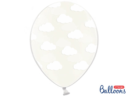 Babyshower Baby Party Junge Blau Boy Ballons Wolken
