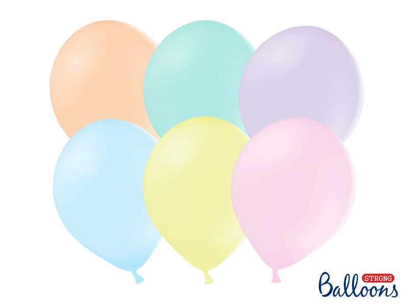Luftballons Latexballons Pastell Pastellfarben Mix Set