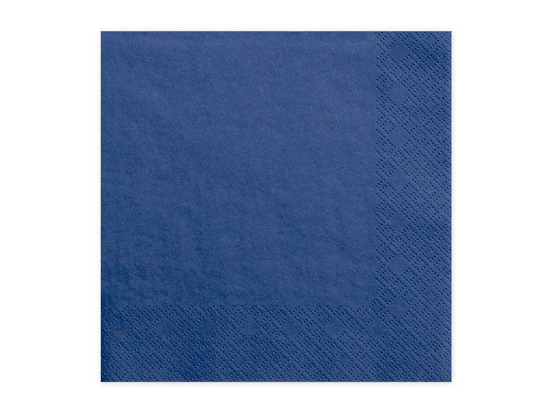 Servietten Blau Navy Dunkelblau Marineblau