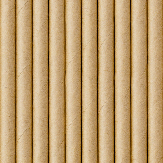 Papiertrinkhalme Kraftpapier