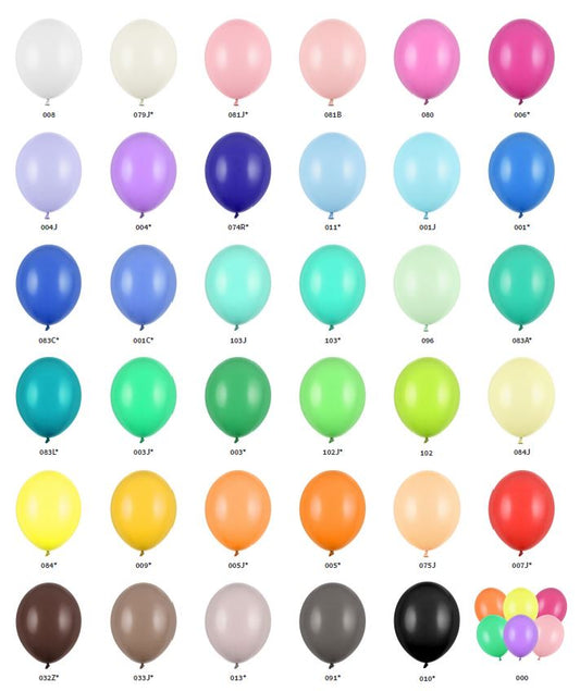 Luftballons Latexballons Pastell