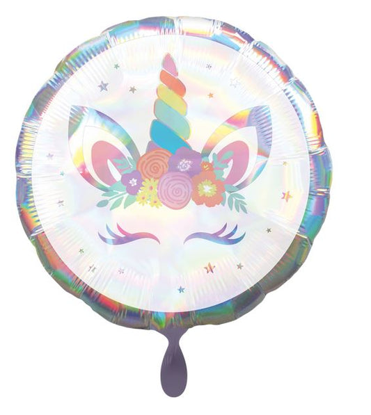 Folienballon Sweet Unicorn Einhorn Party Pastell Geburtstag
