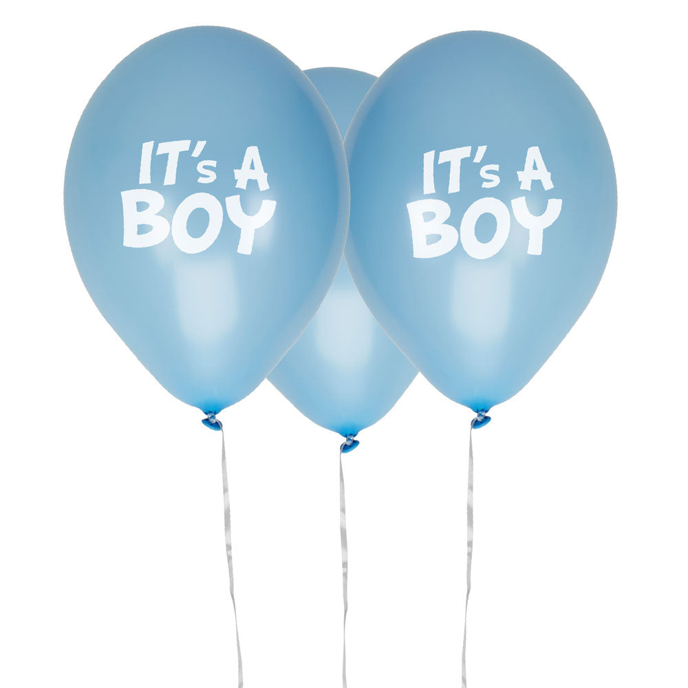 Latexballons It's a Boy Blau