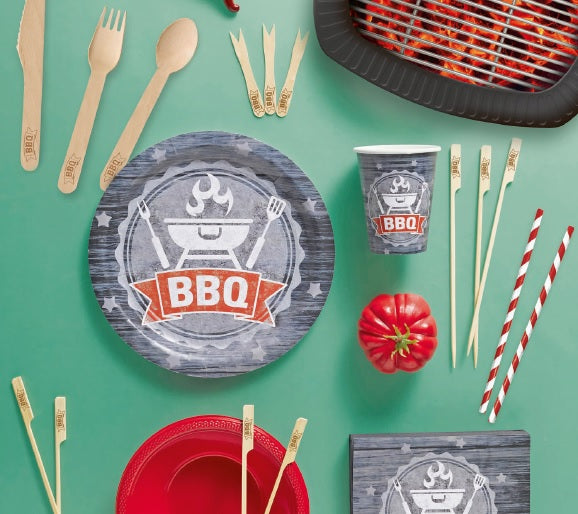 BBQ Grill Party Paket Dekoration Sommerparty 