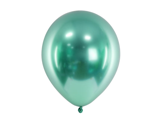 Glossy Ballon Grün Glänzend Latexballons Luftballon