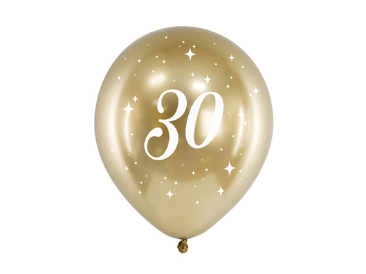 Ballonmix Glossy Gold 30