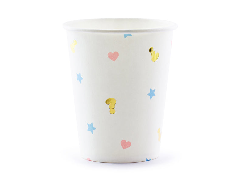 Partybecher Pappbecher Gender Reveal Baby Party Babyshower Junge oder Mädchen