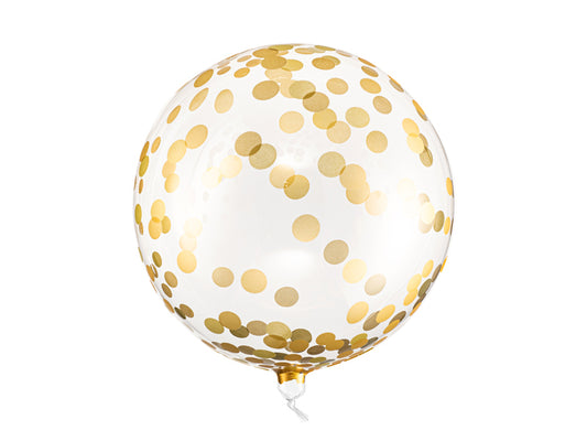 Konfetti Ballon XXL Gold 40cm