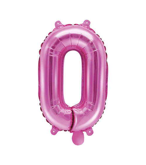 Zahlenballon Pink