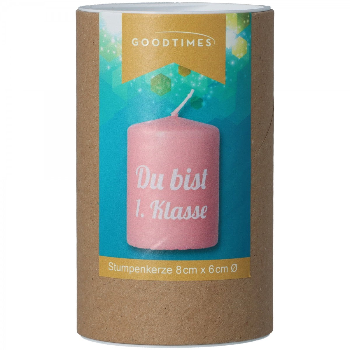 Kerze 1.Klasse Einschulung Deko Rosa Schulkind Schulstart Schulanfang