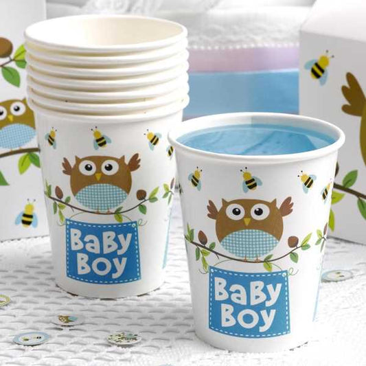 Pappbecher Partybecher Eule Party Babyshower Babyparty