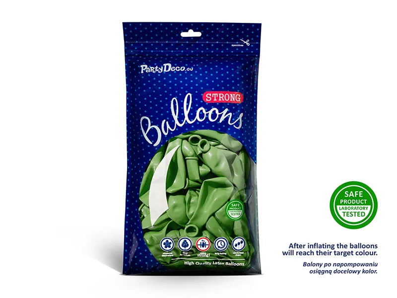 Strong Balloons Metallic Bright Green