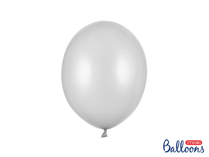 Metallic Ballon Silber Silver