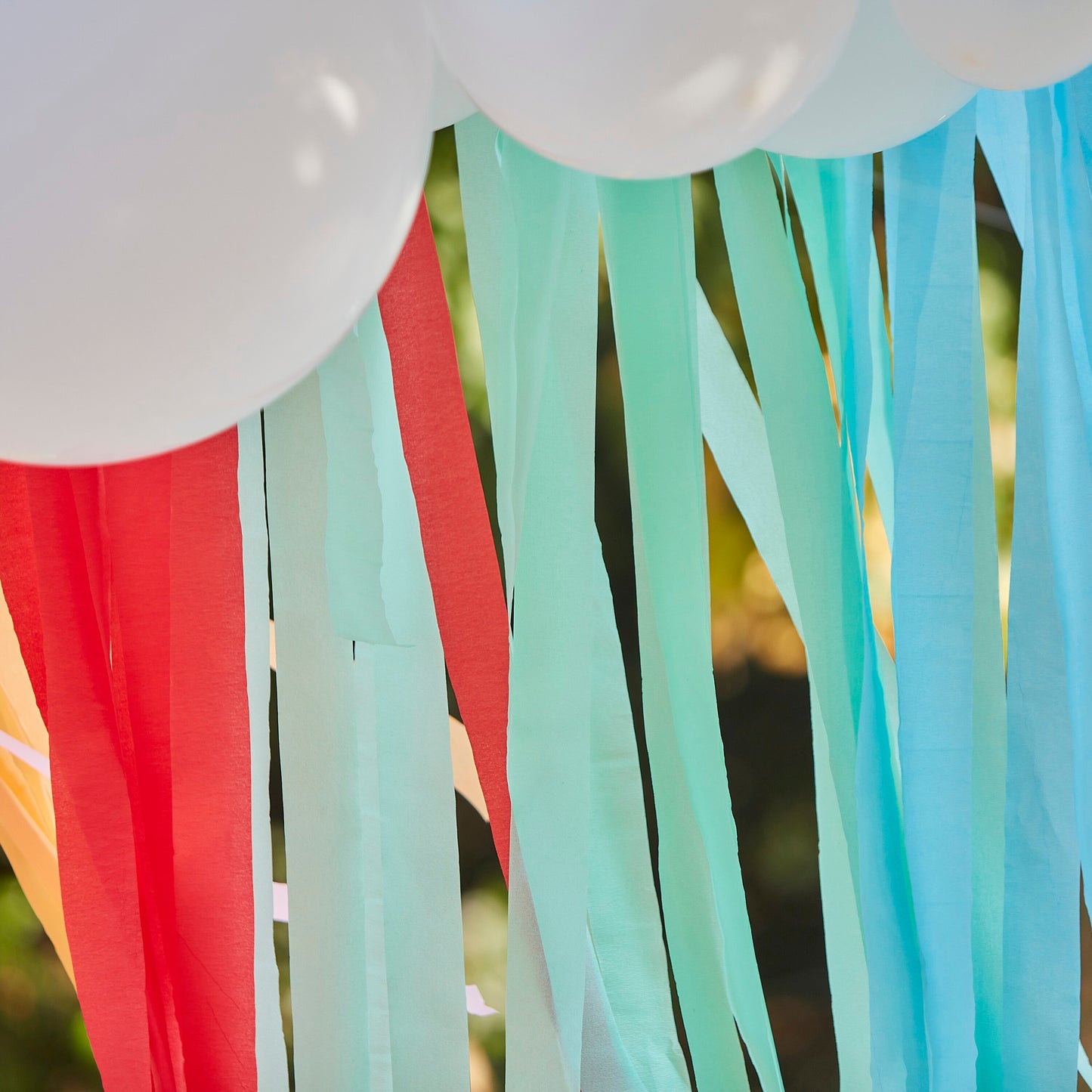 Ballongirlande Regenbogen Wolke