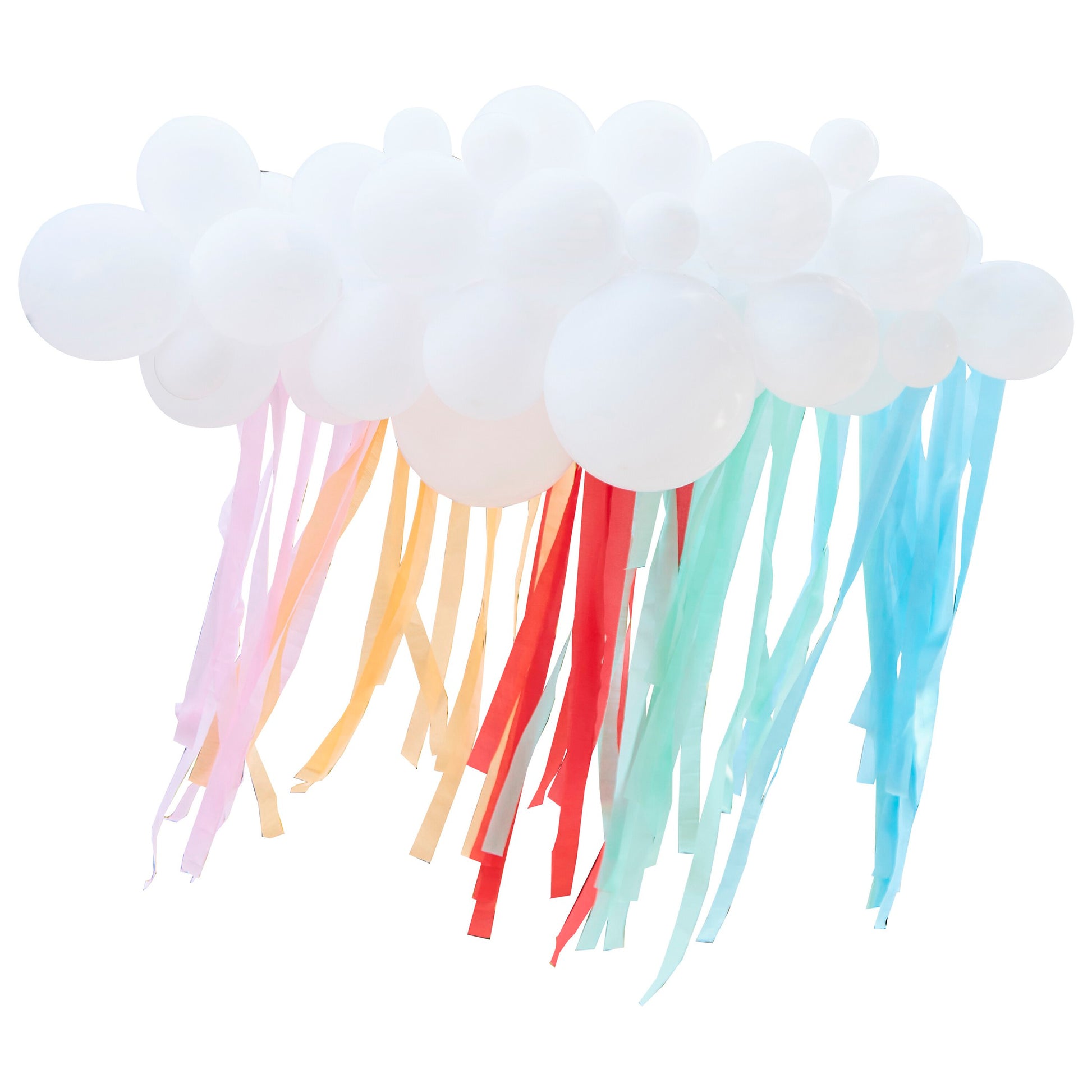 Ballongirlande Regenbogen Wolke