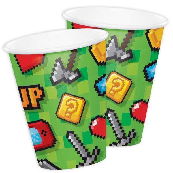 Game on Pappbecher Gaming Party
