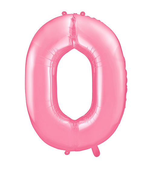 Zahlenballon Rosa