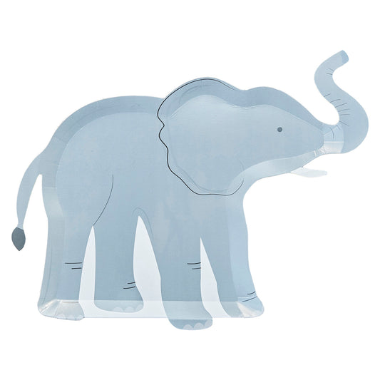 Wilde Tiere Wild Jungle Dschungel Party Kindergeburtstag Pappteller Partyteller Elefant